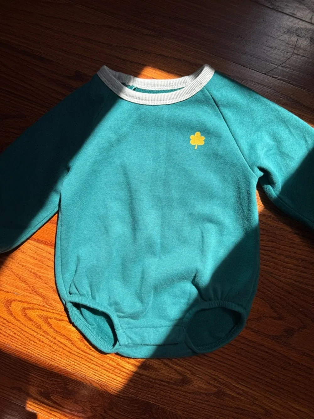 Zara CONTRAST TRIM ROMPER / Size 9-12 months